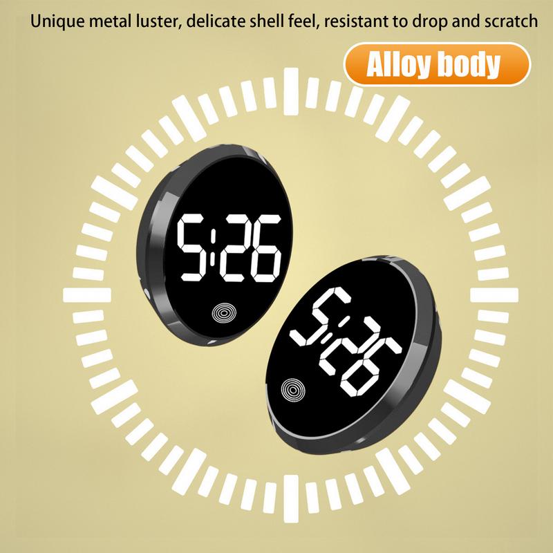 Car Dashboard Digital Clock Vehicle Touch-Activated Car Vent Clocks Watch Waterproof Auto LED Air Vent Watch For Automotive SUVS