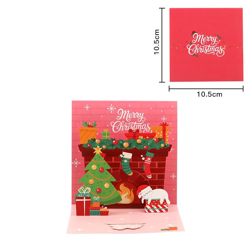 Pop-Up 3D Weihnachtsbaum-Karte - Kreative Feiertagsgrußkarte und Geschenk