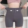 Nahtlose Sport-Shorts, Damen-Höschen, hohe Taille, Bauch, Hüften, Sicherheitshose, schlanke formende Unterwäsche, Boxershorts aus Eisseide