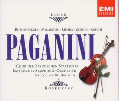 CD F. LEHAR - Paganini-Comp Ópera 724356596825 EMI Classics 1996 Holanda Clásica Usado