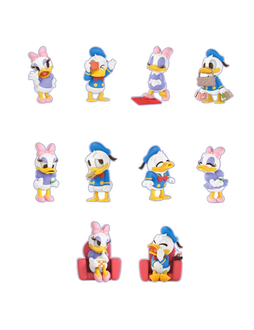 

52TOYS BLINDBOX Дональд Дак с Дейзи ПВХ коллекционные фигурки коробка 8 штук