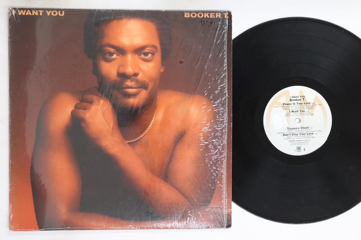 

LP Record BOOKER T - I Want You SP4874 A&M 1981 US Soul/Funk Used