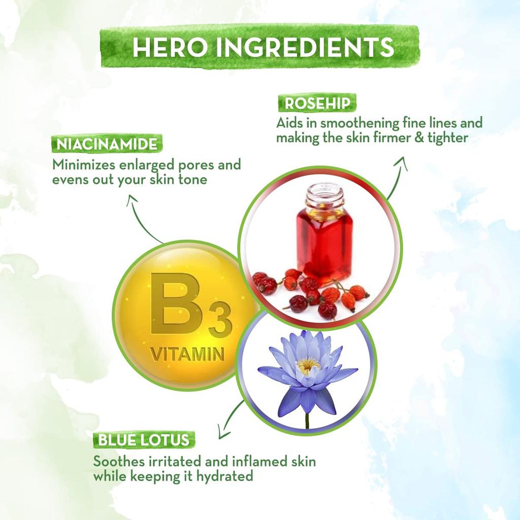 Mamaearth Bye Bye Face Cream For Pore Tightening With Niacinamide Rosehip Lightweight Non Greasy Formula 30g For All Skin Types