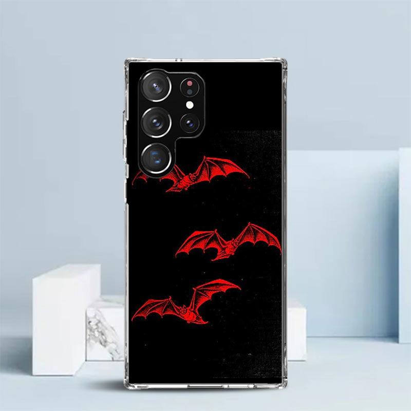 Gothic Vampire Scarlet Art Soft Cover for Samsung Galaxy S25 Edge S26 S24 S23 Ultra Phone Case S22 S21 Plus S20 FE Print Pattern