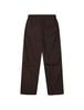 Enbiei Wide Parachute Woven Pants Brown