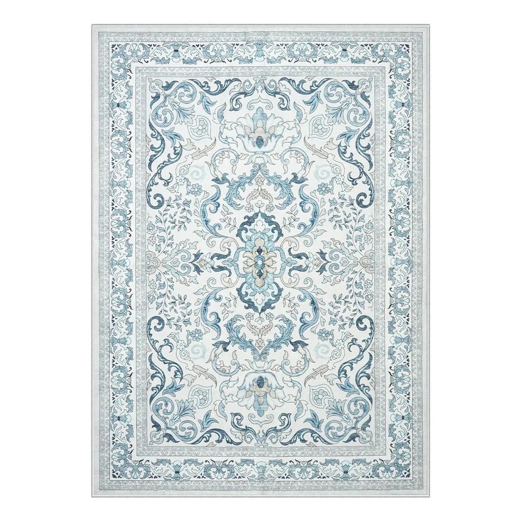 Vintage Floral Garden Elegance Dywan Klasyczny Europejski Design Dywan do Salonu Bohema Dekoracyjny Dywan do Sypialni Antypoślizgowy Wycieraczka