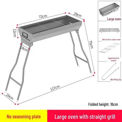 Gril BBQ d'extérieur pliant portable