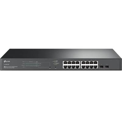 Gigabitový přepínací rozbočovač Jetstream Napájení z 18 portů TP-Link 18portový PoE+ (16 PoE+ kompatibilní) TL-SG2218P