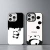 P-Panda illustration    Phone Case For iPhone 17,16,15,14,13,12,11 Plus,Pro Max,XS,Colored silver phone case