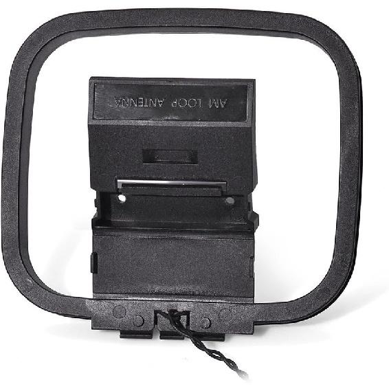 Eightwood AM Loop Antenna 3 Pin Mini Connector Compatible with Sony HiFi Series Sharp AV Receiver Radio Stereo System