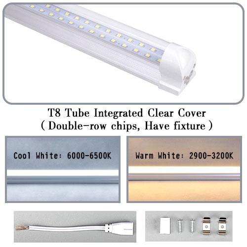 10pcs Led tube 36W 2FT 3FT 4Ft 48" LED Batten Linear Light Bar Fluorescent Tube Lamp 120cm 110V 220V Office supermarket home