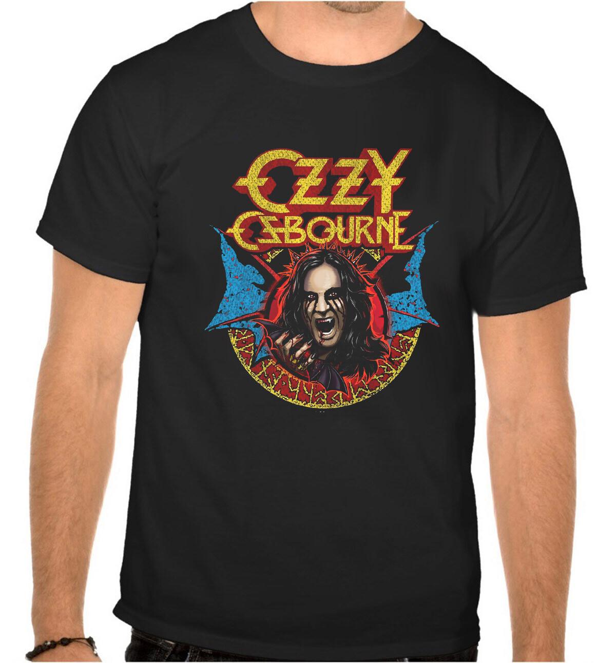 Ozzy Osbourne Rock Music Black T-shirt 1029 L