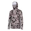 Men's Camouflage Quick-Dry Mesh Fishing Hoodie with Sun Protection Mask