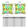 Tylers And Snowi Gaming Square Pillow Cases Game Anime Cushion Cover Funny Polyester Decorative Pillowcover for Sofa 18"x18"