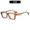 Square Frame Rice Stud Sunglasses Outdoor Retro Inspired UV400 Protection Sun Glasses Trendy Vintage Eyewear for Unisex