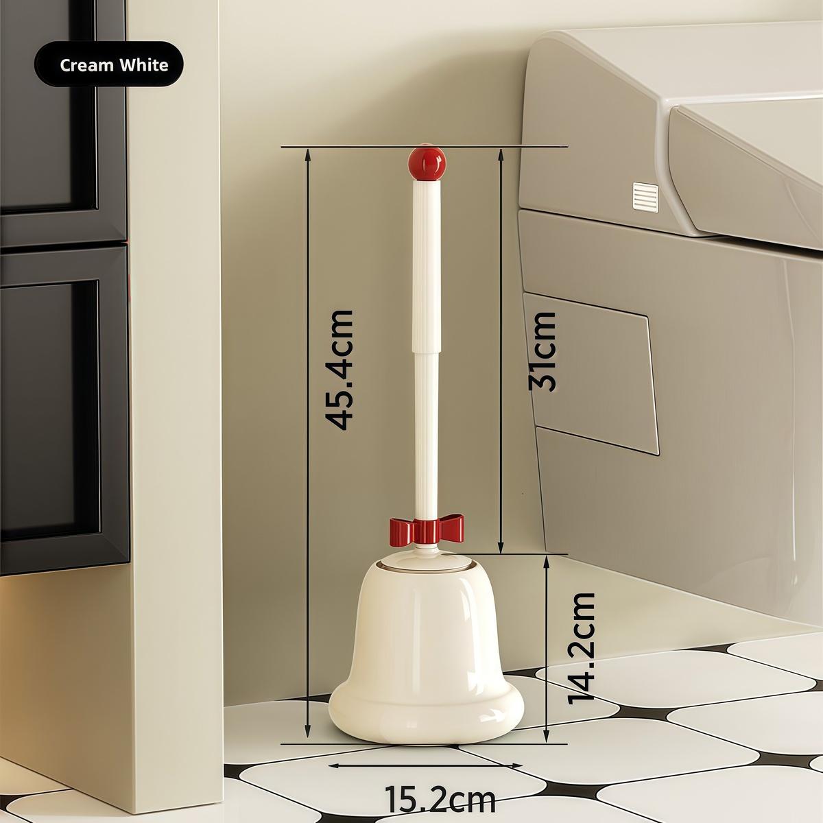

Домашний колокольчик Туалетная щетка с длинной ручкой Бытовой Инструмент для уборки в отеле и офисе Без мертвых углов Настенный инструмент для чистки унитаза белый