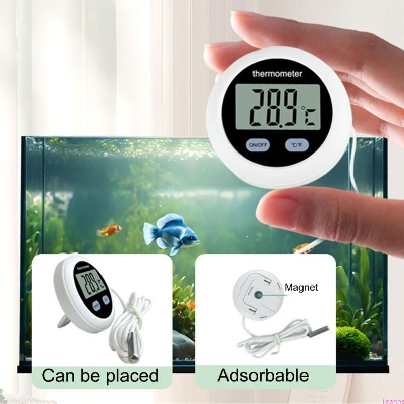 Accurate LCD Thermometers LCD Digital Temperature Sensors Meter Monitors for Fish Tanks Water Temperature Measurement China Mainland