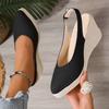 Fashion Large Size Comfort Shoes for Women Luxury Sandals Strappy Heels Espadrilles Platform Clogs Wedge Med Big Fashion Closed Lace Up