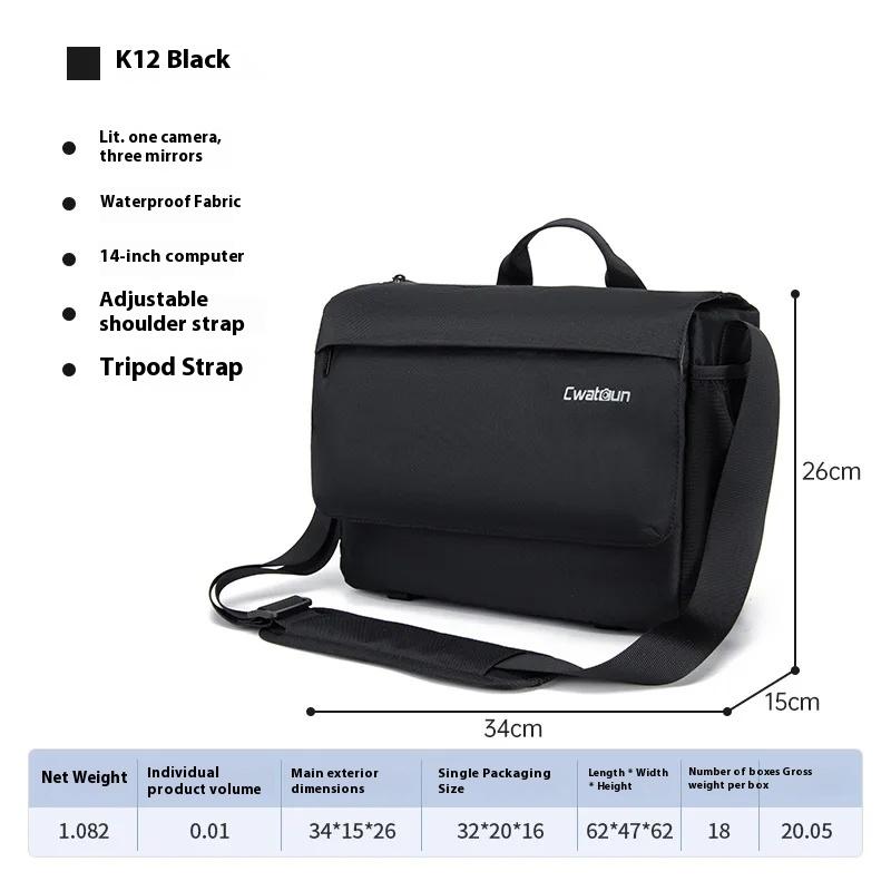 Shoulder Photo Bag Polyester Anti-Splash SLR Camera Storage Bag Wear-Resistant And Scratch-Resistant Camera Bag