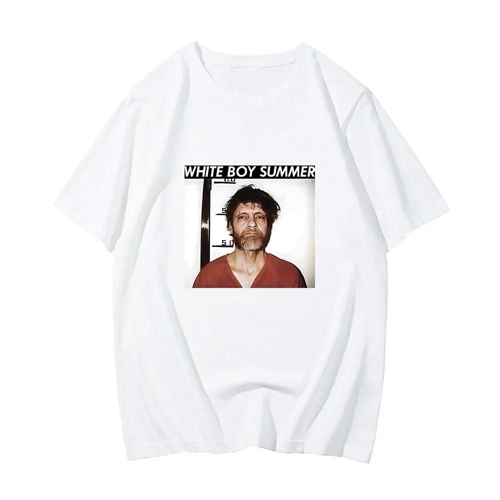 Hlasujte poštou Ted Kaczynski TedK Trička Grafický potisk Tričko Pánské Bavlna Letní Topy Vysoká kvalita Camisetas Ležérní Trička