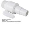 Pool Pump Valve 1.5-1.25 Inch 2-Way Ball Valve 50 PSI Pressure Rating Water Flow Regulation Pool Valve for Swim Pools Filters Skimmers