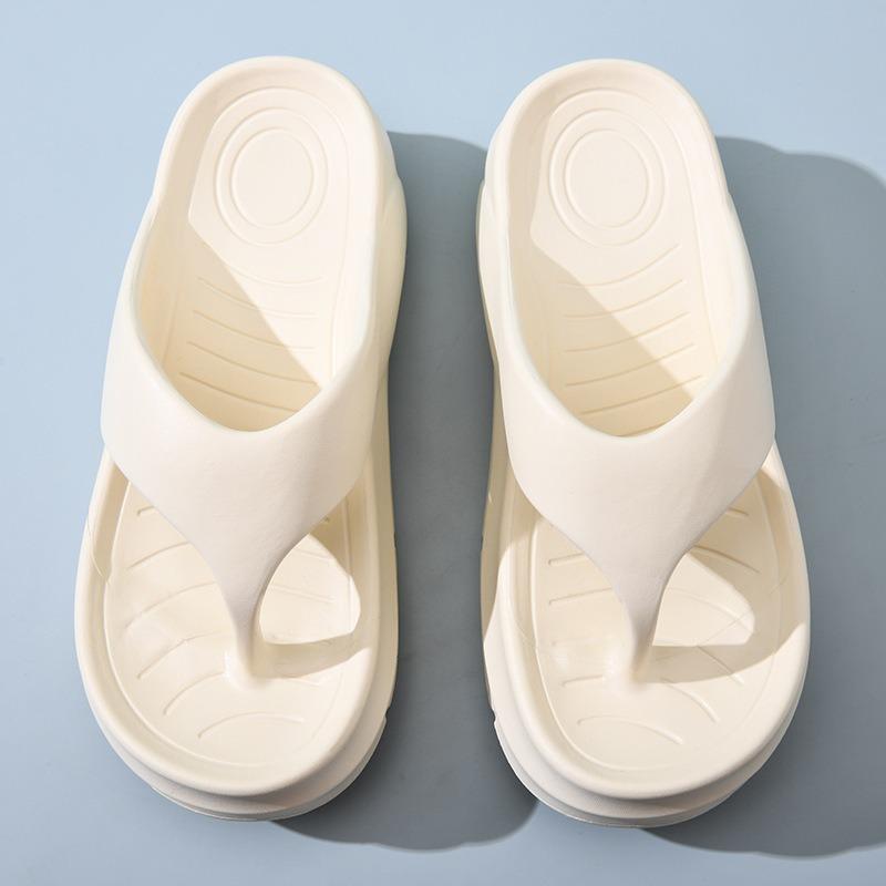 New Spring EVA Flip-flops Women's Wear Simple Fashion Versatile Heightening Thickening Beach Summer Sandals