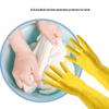 Waterproof Latex Kitchen Dishwashing Gloves - Extended Length for Women