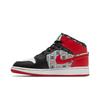Air Jordan 1 Mid SE Grade School 'Ugly Christmas Sweater' (Unisex) White / Black / Roma Green / University Red Kids' Basketball Shoes DM1208 150
