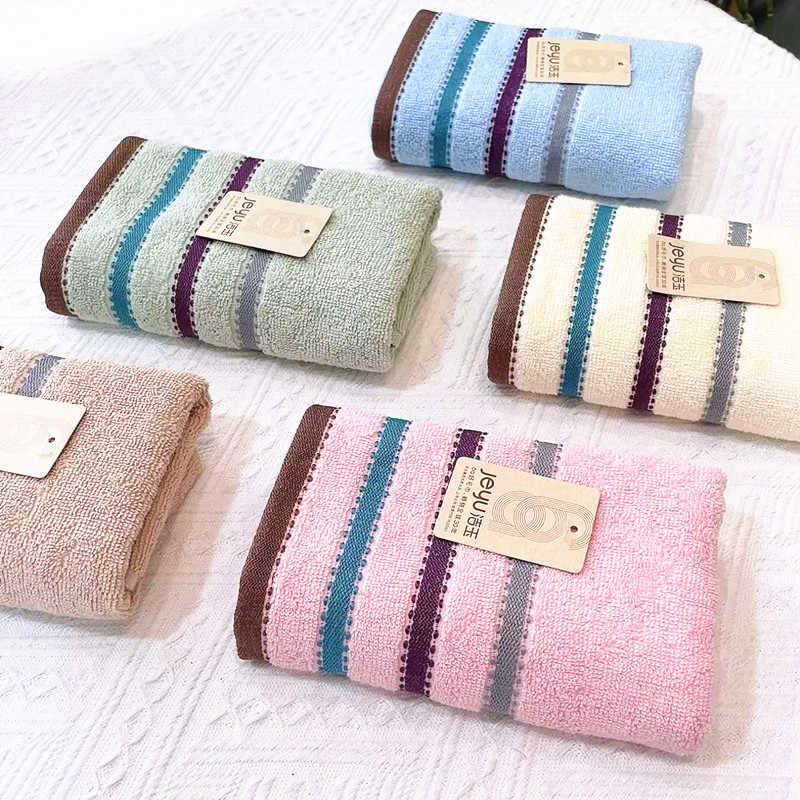 Pure Cotton A-type Face Washing Plain Adult Soft Water-absorbing Hand Towel Facial Towel Labor Protection Face Washing Towel