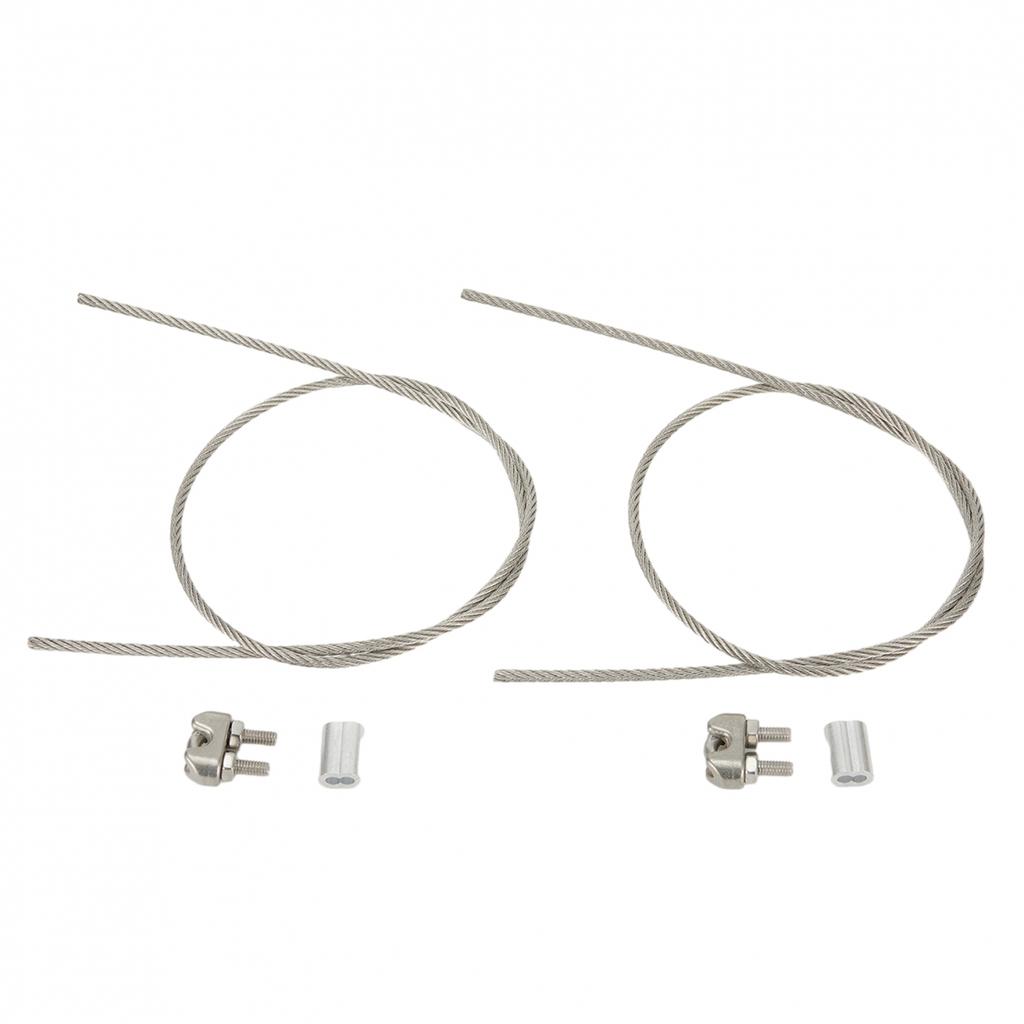 Rope Wire Cordage Length 60cm Stainless Steel Strong Capacity