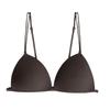 Summer Sexy Underwear Women's French Small Breasts Gather Without Steel Ring Bra Thin Strap Smooth Front Buckle Beautiful Back Underwear