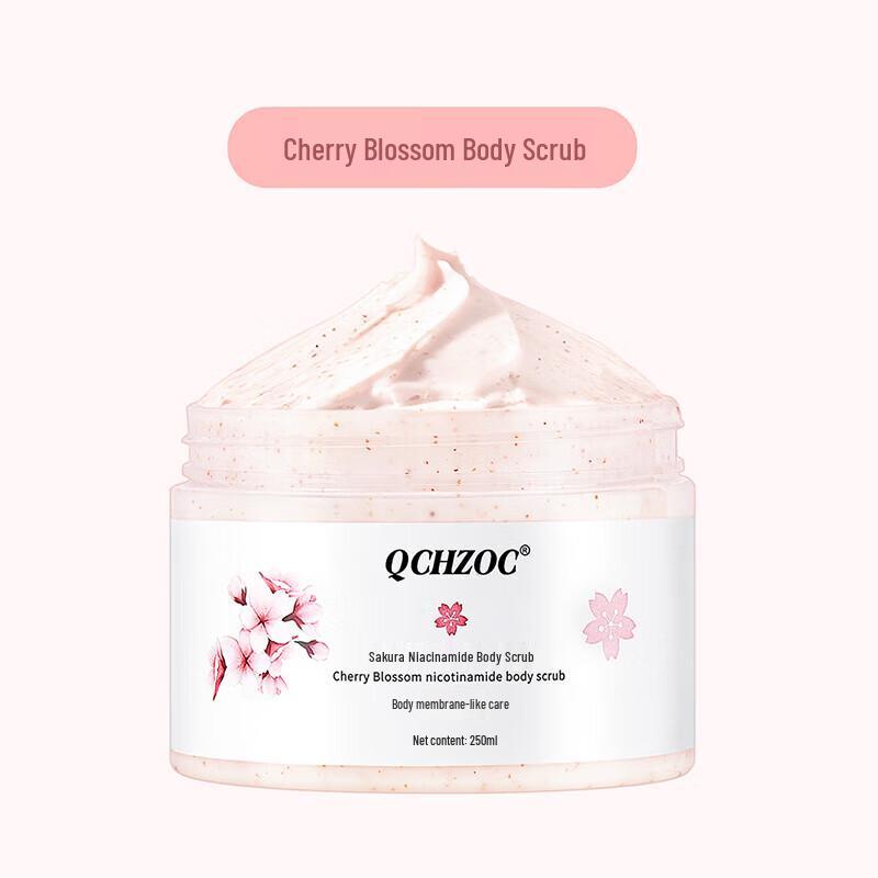 QCHZOC Cherry Blossom Niacinamide Body Scrub 6-Pack