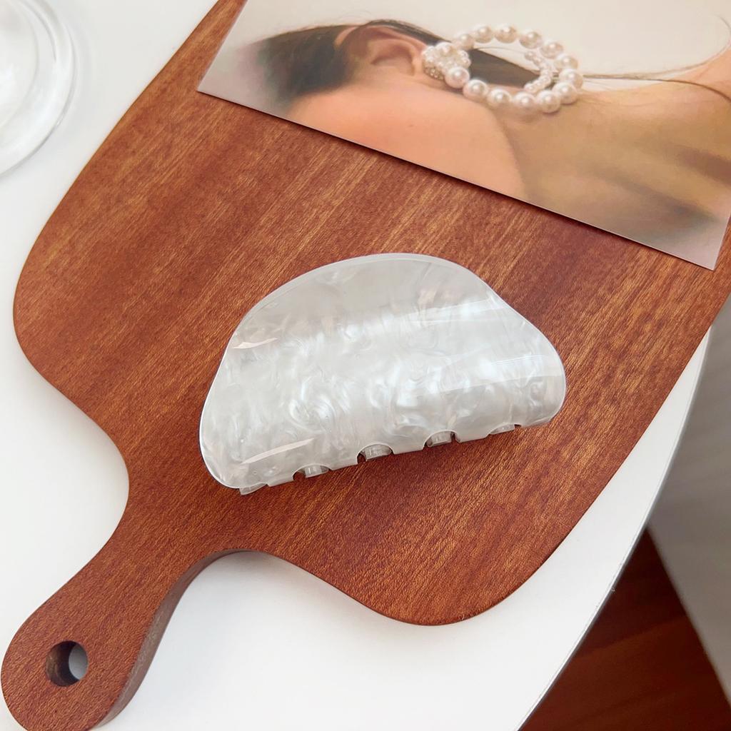 Korean Acrylic Hair Clip for Women Marble Texture Hair Claws Clips Trendy Girl Hairpin Korean Hair Accessories Headwear