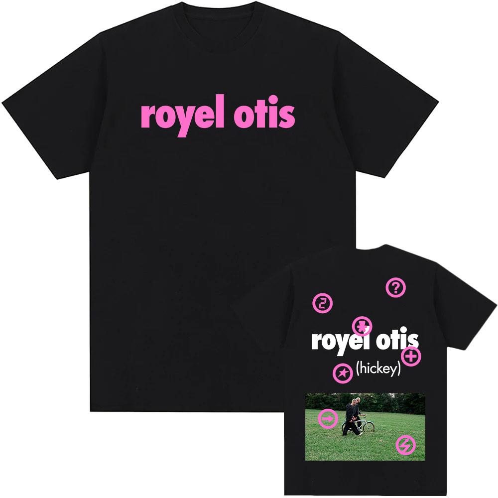 2025 Album Hickey T-shirt Royel Otis Pop Duo Band Tshirts Short Sleeve Summer Unisex Streetwear Casual Fashion Men Women T Shirt