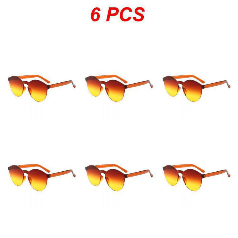 2/4/6PCS Photochromic Glass Fashion Brand Design Sport Sunglasses Cycling Fashion Style Outdoor Circle The Sun Sunglasses