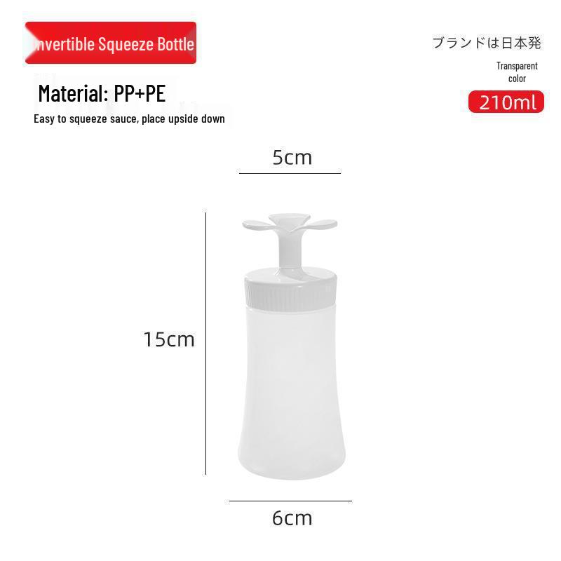 New Stand-up Squeeze Bottle for Sauce, Salad, Jam, Honey, Oyster Sauce, and Seasoning with Lid