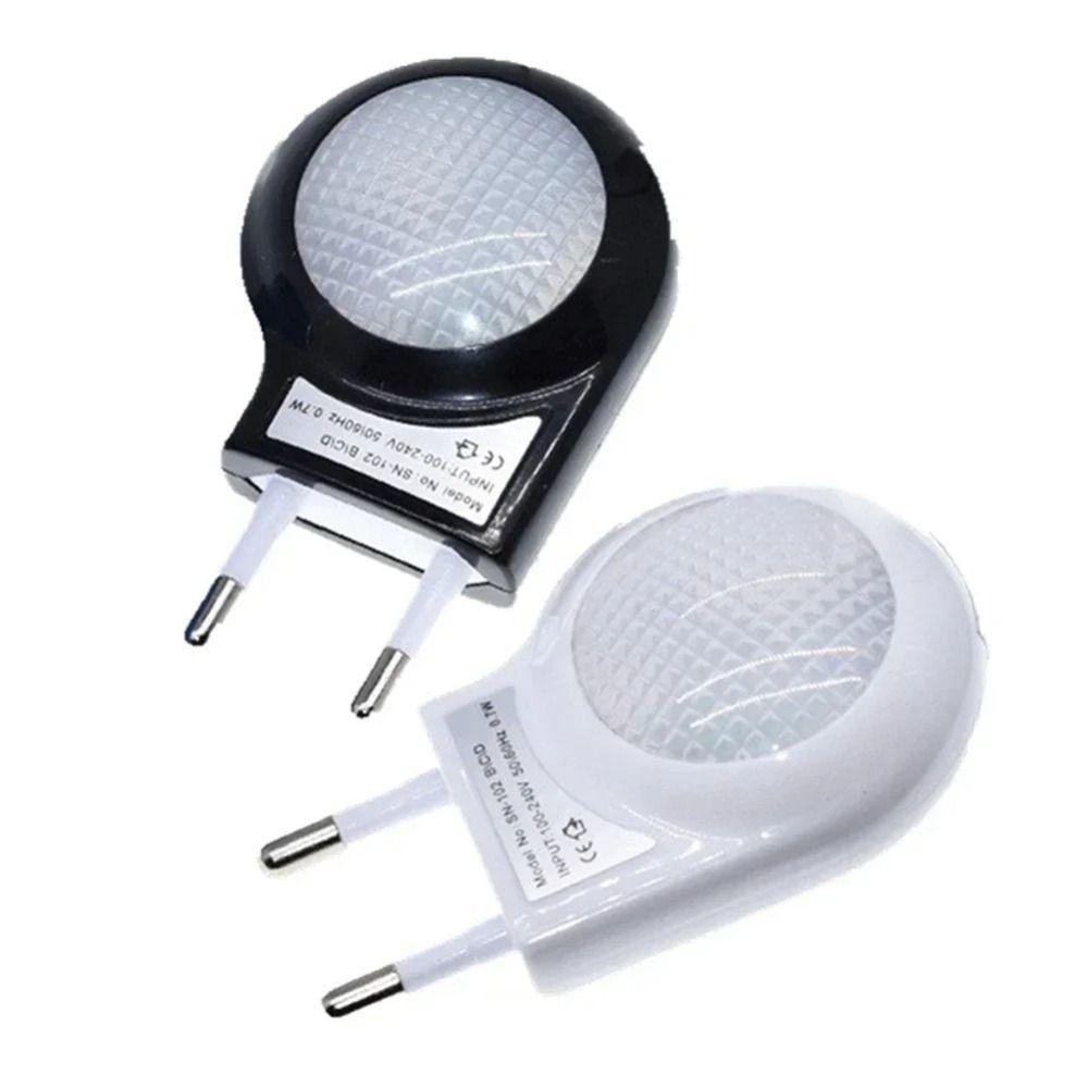 Dahili Işık Sensörü Kontrolü Mini Led Salyangoz Gece Lambası AB Fişi Yaratıcı Otomatik Gece Lambası Taşınabilir Başucu Lambası Koridor Balkon