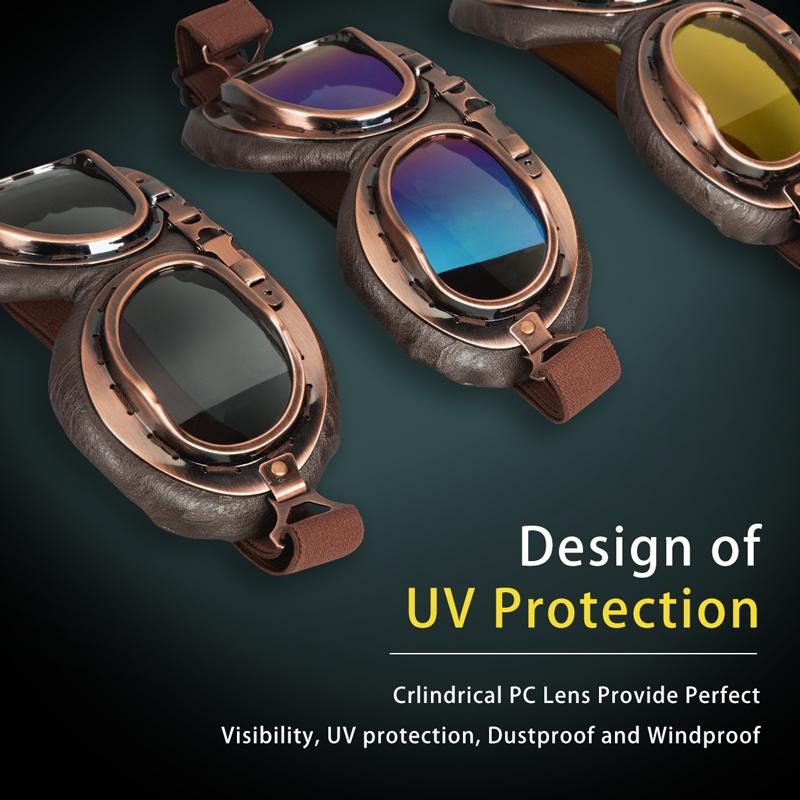 Motorrad Wintersport Reitbrille Schneemobil Motocross Rennbrille Staubdicht Anti-UV Brillen Dirt Bike Teile