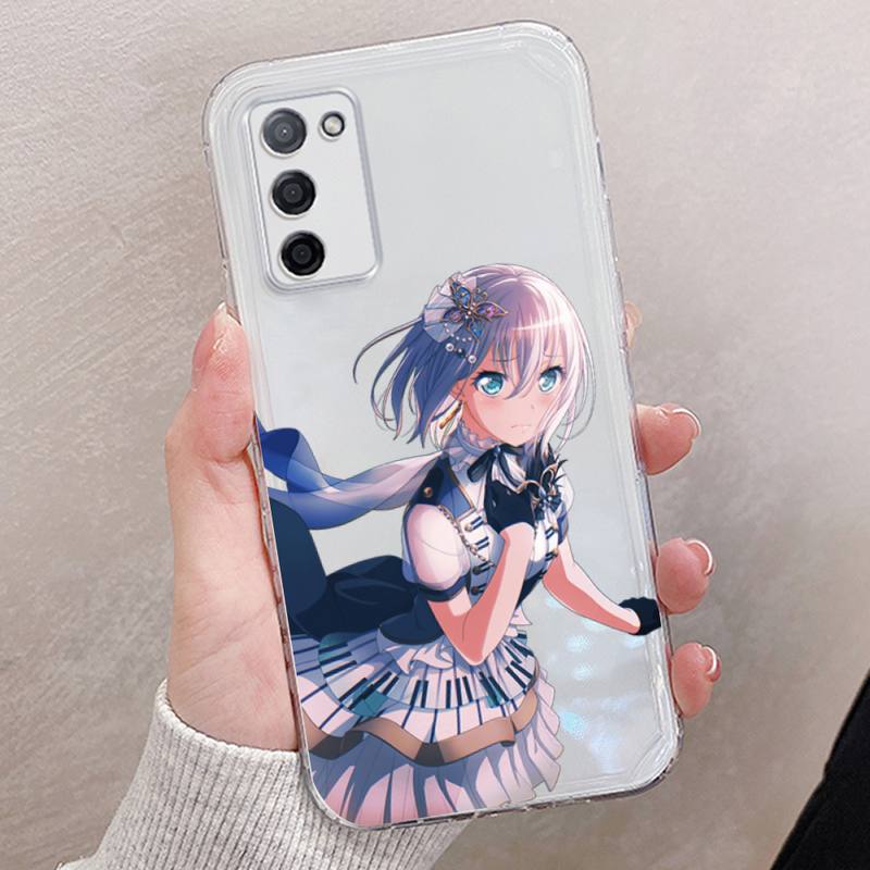 Yashio Rui BanG Dream Phone Case For Xiaomi Mi 11 Ultra Lite 10 Redmi Note 9 8 7 9a K30S K40 Pro Transparent Coque