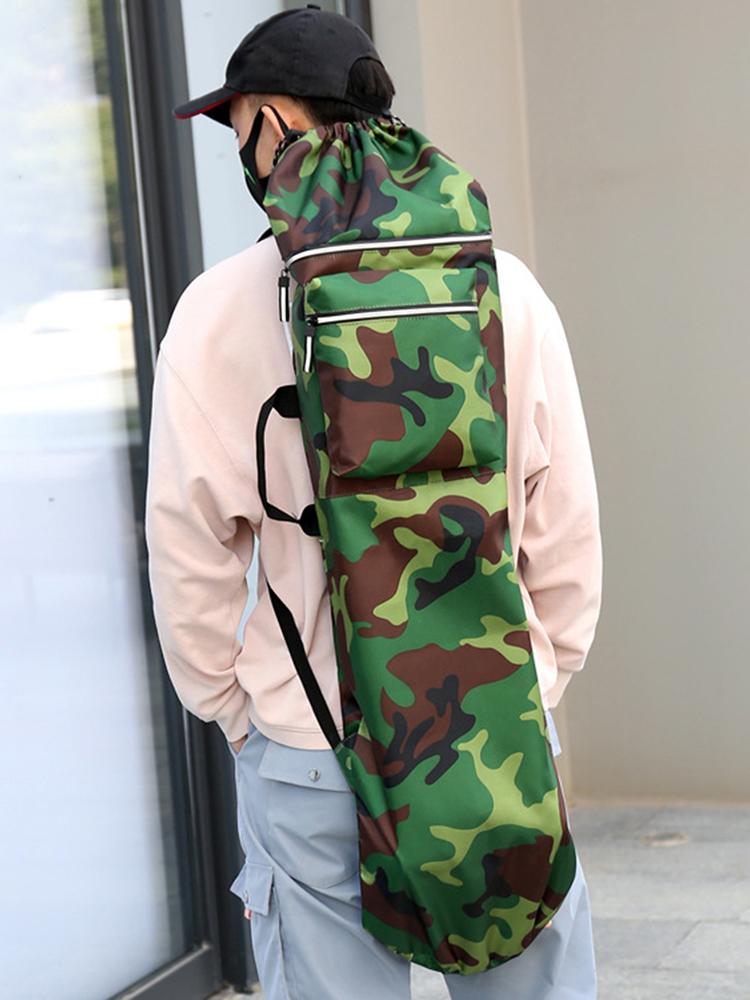 Skateboard Storage Backpack Oxford Cloth Diving Equipment Storage Bag Multifunction Drawstring Closure Skate Accessories