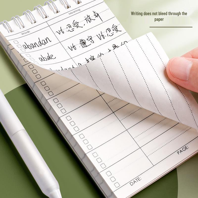 Ebbinghaus Pocket English Vocabulary Notebook for Middle School Students