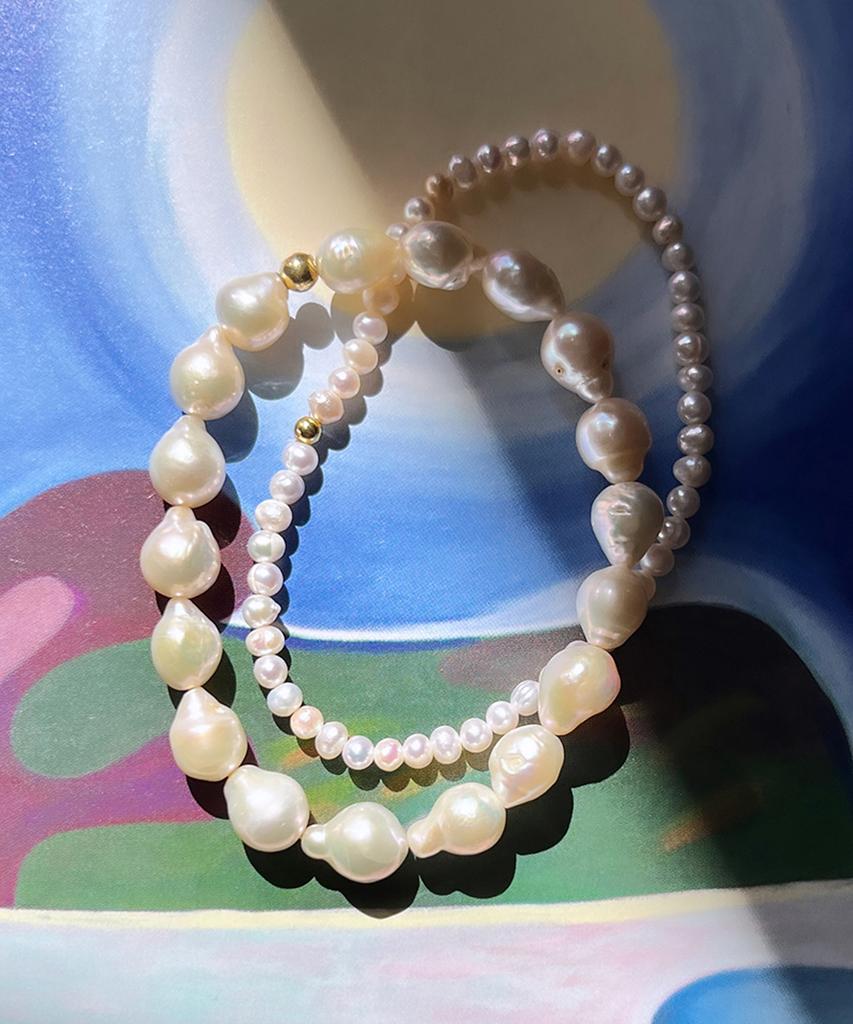 Aruda Petit Baroque Freshwater Pearl Bracelet