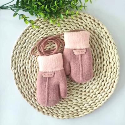 Universelle Handschuhe Strickfäustlinge Babyfäustlinge Kleinkind Verdickte Winterhandschuhe Dropshipping