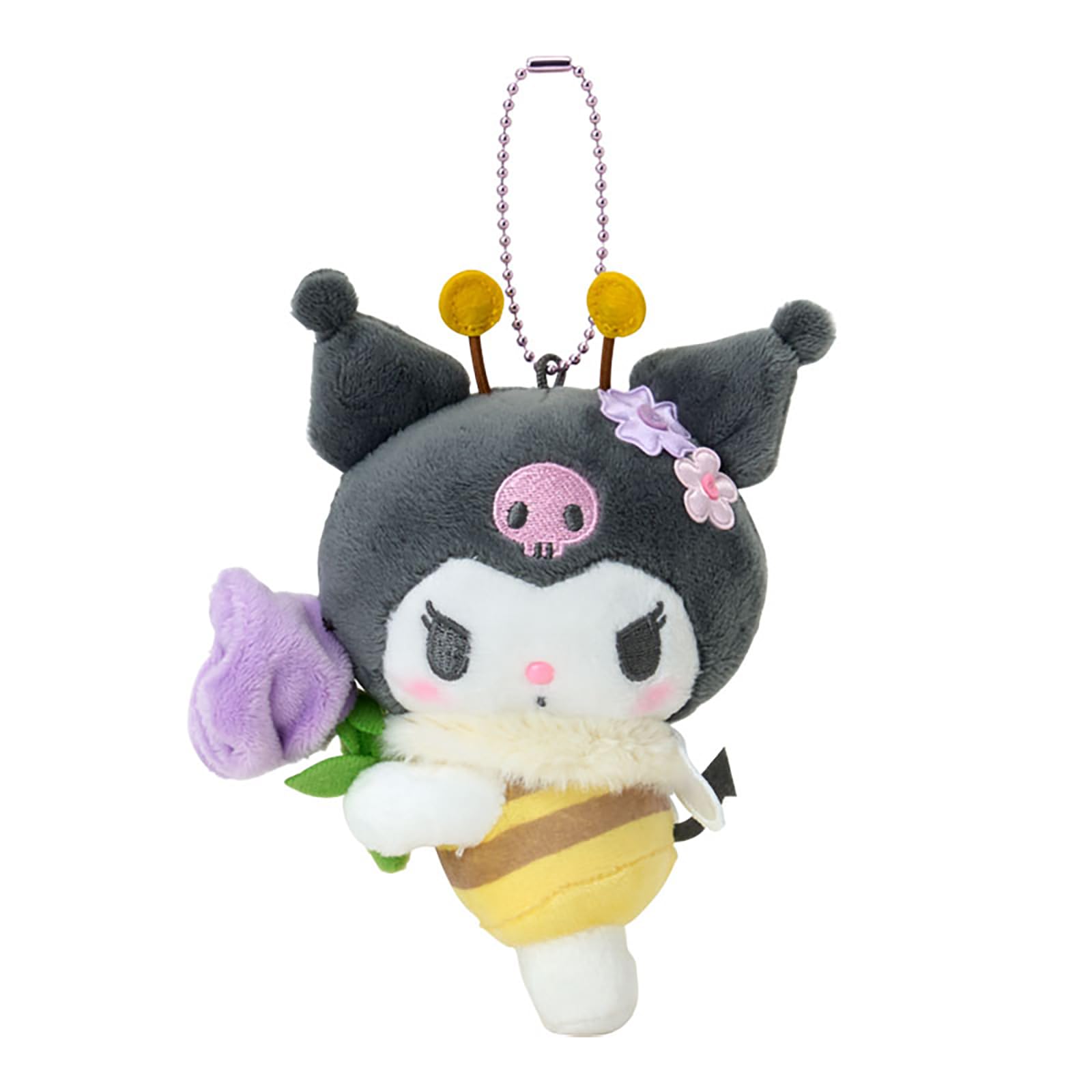 Sanrio Kuromi Mascot Holder 686131 (Flower-Loving Bee)
