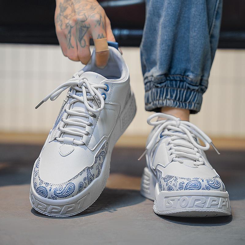 Fashion Luxury Sneakers Men Brand Shoes High Quality Skate Shoes Men Designer Shoes Lace-up Platform Skateboarding Casual Shoes Luxury