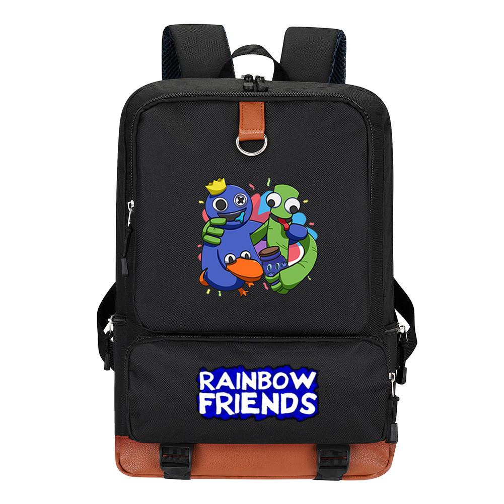 Rainbow Friends Rainbow Friends Backpack Elementary And Secondary School Cartoon Backpack Backpack