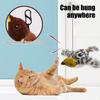 Flapping Bird Cat Toy Rechargeable Chirping Bird Cat Chasing Toy Interactive Plush Flying Bird for Indoor Cats Active Play Exercise Hunting Instincts