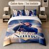 Alex Warren 3Pcs Bedding Set, Personalized Custom Name Text, 1 Duvet Cover & 2 Pillowcases For Bedroom