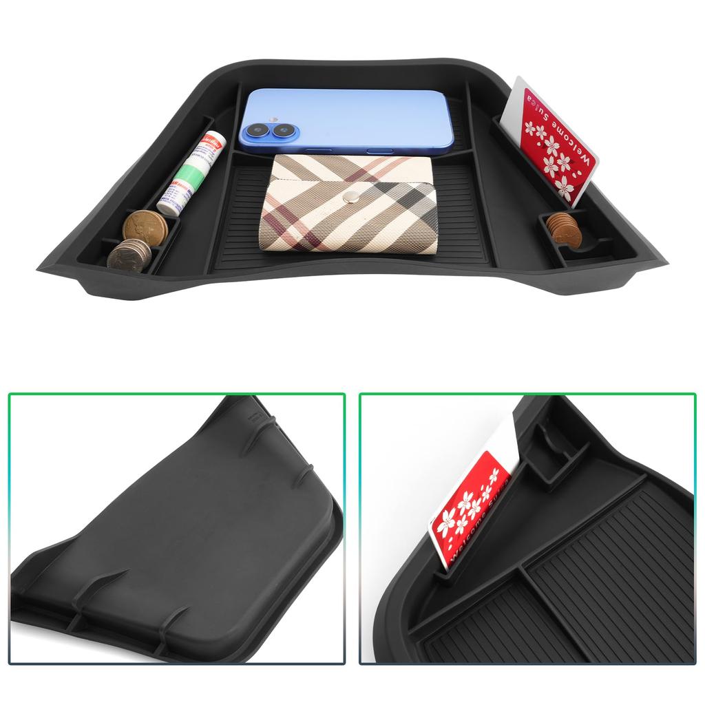 GAFAT Toyota Prius 5th Generation Dashboard Storage Prius 60 Series Accessory for Behind the Steering Prius 60 Series Accessory Tray with Side Car
