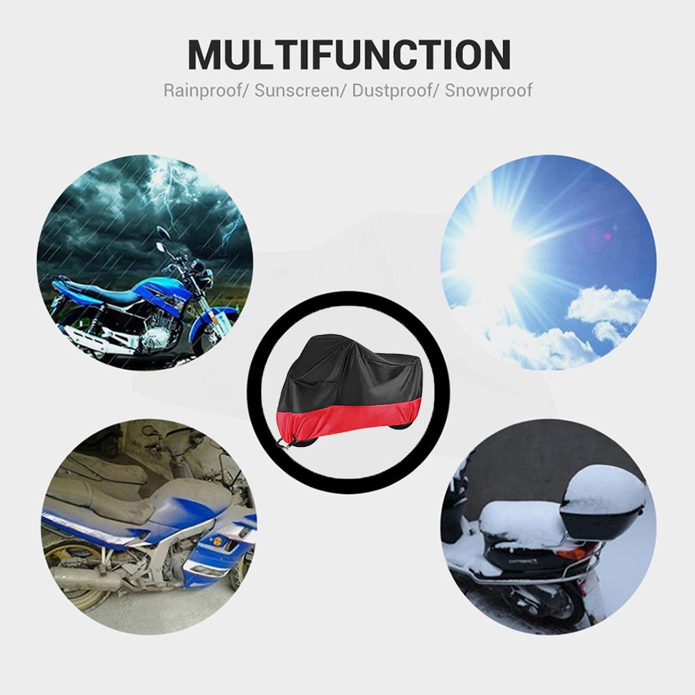 Waterproof Dustproof Uv Motorcycle Cover Indoor Wear-Resistant All Season Cover Motorbike Outdoors Protection Cover